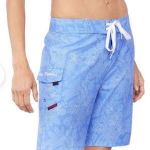 Maui Rippers Blue Floral Women’s Board Shorts 12